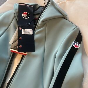 Fusalp blue glacier ski suit